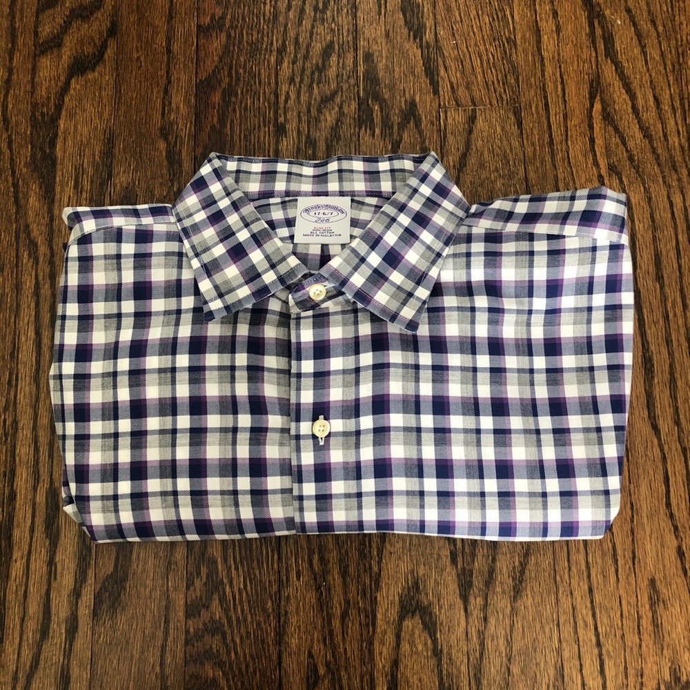 Brooks Brothers Plaid Button Down